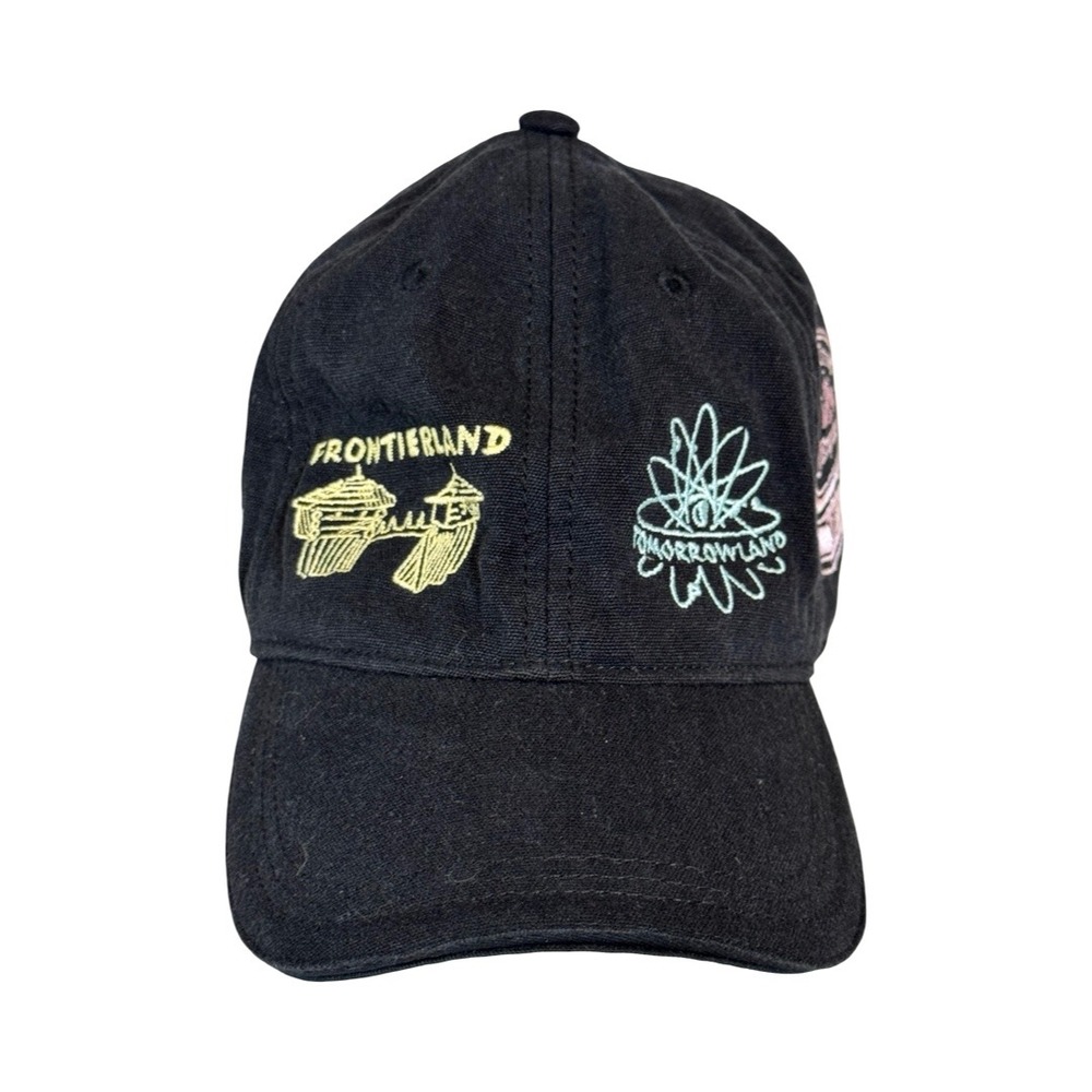 Disney100 The ERAS Disneyland Japan Hat Embroidered Black Baseball Adjustable